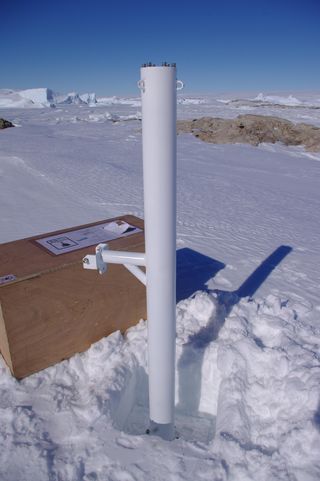 The Tower Foundation of Maglev Wind Generator 600w for the Antarctic area